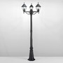 Sloupková - FAN LANT-ROMA/P3 Sloupkové svítidlo PALO ROMA černá, 3xE27, IP44, 190 x 70 cm - FANEUROPE - foto 2
