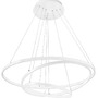 Kruhová - NV 17222001 D Závěsné svítidlo DEA matný bílý hliník a akryl nastavitelné LED 145 W 3000K IP20 stmívatelné - NOVA LUCE - foto 2