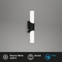 Koupelnová - BRI 2111-015 LED nástěnné svítidlo 32 cm 6,5W 700lm černá - BRILONER - foto 2
