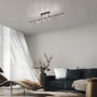 Dekorativní - LD 19112-68 EMANDA LED stropní svítidlo černé mosaz zakřivené krokově stmívatelné 3000K - JUST LIGHT - foto 2