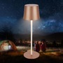 Stolní lampy dekorační - BRILO 7708014 Bota stolní lampa - 2,6W, 120lm, nabíjecí, LED, stmívatelné, dotykový vypínač, teplá bílá, kávová - BRILO - foto 2