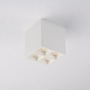Dekorativní - FAN I-HAPIS-Q4 Stropní svítidlo Hapis hranaté, bílé, 4 x GU10 Mini, 10,5 x 10,5 x 11 cm - FANEUROPE - foto 2