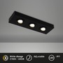 Bodová - BRI 3996035 CTS LED stropní svítidlo, 38,5 cm, 4W, 460lm, černá - BRILONER - foto 2