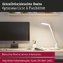Stolní lampy pracovní - P 78016 LED stolní lampa na psací stůl Darba 4000K 15W bílá mat - PAULMANN - foto 2