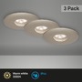Kruhová - BRI 7240032 3ks sada LED vestavné svítidlo, pr. 4,5 , 1,8 W, matný nikl (starý kód: BRI 7240-032) - BRILONER - foto 2