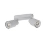 Bodová - LA 1008364 PURI 2.0 Tube nástěnné a stropní svítidlo pro povrchovou montáž, dlouhé, 2 x max. 6W GU10, šedá barva - BIG WHITE (SLV) - foto 2