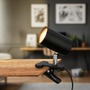Stolní lampy s klipem - BRI 2766015 Klem lampička na stůl, nastavitelná, s klipsem, černá - BRILONER - foto 2