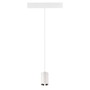 Lištové Magnetic SLV - LA 1006812 NUMINOS® XS 48V TRACK DALI závěsné svítidlo, bílá / chrom, 8.7W, 740lm, 4000K, CRI90, 55° - BIG WHITE (SLV) - foto 2