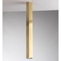Downlight - FAN I-FLUKE-PLQ75 ORO Stropní svítidlo Fluke, hranaté, zlaté, 1 x GU10, 6 x 6 x 75 cm - FANEUROPE - foto 2