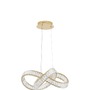 Dekorativní - NV 9019722 Závěsné svítidlo CONCETO zlatý kov a křišťál LED 50W 230V 3500K IP20 stmívatelné - NOVA LUCE - foto 2
