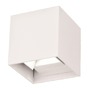 Nástěnná - NV 747406 Venkovní nástěnné svítidlo COMO bílý hliník LED 2x3W 3000K 220-240V nastavitelný úhel 0-90st. IP54 - NOVA LUCE - foto 2