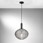 Koule - FAN I-RIPPLE-S32-NER Závěsné svítidlo Ripple černá, patice E27, 32 x 32 x 150 cm - FANEUROPE - foto 2