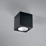 Přisazená - FAN I-CITIZEN-Q1-NER Venkovní stropní svítidlo Citizen, černé, 1 x E27, IP54, 15 x 15 x 17 cm - FANEUROPE - foto 2