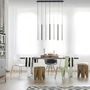 Vícečetná - PN 2117-18 FLUTE LED závěsné svítidlo černá matná mosaz 7 ramenné stmívatelné paměťová funkce SimplyDim 3000K - PAUL NEUHAUS - foto 2