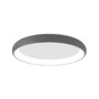 Kruhová - NV 8105617 Stropní svítidlo ALBI šedý hliník a akryl LED 50W 230V 3000K IP20 stmívatelné - NOVA LUCE - foto 2