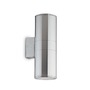 Nástěnná - ILUX 033020 Venkovní nástěnné svítidlo Ideal Lux Gun AP2 big alluminio 033020 stříbrné 31cm IP54 - IDEALLUX - foto 2