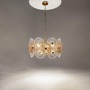 Dekorativní - M MOD007PL-08G Závěsné svítidlo Aster 8x40W zlatá sklo designové - MAYTONI - foto 2