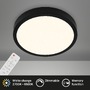 Kruhová - BRILO 3704015 CCT LED přisazené svítidlo pr. 38 cm, 22 W, 2900 lm, černá (starý kód: BRILO 3704-015) - BRILO - foto 2