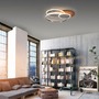 Kruhová - PN 8328-79 PALMA LED stropní svítidlo, dřevo, stmívatelné, dálkový ovladač, do interiéru 2700-5000K - PAUL NEUHAUS - foto 2