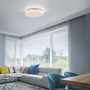 Kruhová - LD 14175-16 LED stropní svítidlo bílé hvězdné nebe průměr 22cm teplá bílá 3000K 3000K - JUST LIGHT - foto 2