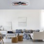 Kruhová - LD 15160-18 TUNEL LED stropní svítidlo černé s RGB efekty, CCT stmívatelné s dálkovým ovládáním RGB+3000-6500K - LEUCHTEN DIREKT / JUST LIGHT - foto 2