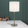 Stolní lampy dekorační - BRILO 7002016 Stolní lampa, max. 25 W, 38,5 cm, bílé (starý kód: BRILO 7002-016) - BRILO - foto 2