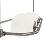 Podélná - M MOD221PL-03N Závěsné svítidlo Erich 3xE14 120W bílá matné sklo hliník designové - MAYTONI - foto 2