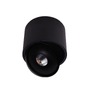 Downlight - AZZ AZ3468 LED Stropní přisazené svítidlo Azzardo Boston Tube black AZ3468 10W 810lm 3000K IP20 8,2cm černé stmívatelné - AZZARDO - foto 2