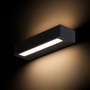 Nástěnná - RED R14198 ASTER 25 nástěnná černá mléčný akryl 230V LED 2x6W IP65 3000K - RED - DESIGN RENDL - foto 2