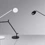 Stolní lampy pracovní - AR 1735010A Demetra stolní lampa - detektor pohybu - 3000K - tělo lampy - antracit - ARTEMIDE - foto 2