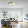 Kruhová - LD 14386-60 VERTIGO LED stropní svítidlo matná mosaz 61x61 kruhové křišťálový efekt stmívatelné CCT 2700-5000K - LEUCHTEN DIREKT / JUST LIGHT - foto 2