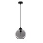 Koule - NV 9241130 Závěsné svítidlo PALMER kouřové sklo černý kabel černá kovová základna E27 1x12W 230V IP20 bez žárovky - NOVA LUCE - foto 2