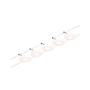 Sady - P 94426 LED lankový systém DiscLED základní sada 5x4,5W 3000K 230/12V matný chrom/chrom - PAULMANN - foto 2