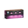 Koupelnová - PH 8720169264793 Hue WCA Slim zápustné svítidlo 3x LED 8,3W 790lm 2200-6500K RGB CRI80 9cm kulaté IP44, černé - PHILIPS - foto 2