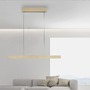 Podélná - PN 2570-60 Paul Neuhaus LED závěsné svítidlo PURE-E-MOTION elektricky nastavitelná výška 2700-5000K zlatá imperial - PAUL NEUHAUS - foto 2