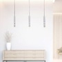 Vícečetná - PN 2213-95 PURE-VEGA LED závěsné svítidlo 3-ramenné, barva hliník, teplá bílá 3000K - PAUL NEUHAUS - foto 2