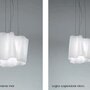 Dekorativní - AR 0696020A Závěsné svítidlo Logico MINI 1x70W výška skla 22cm - ARTEMIDE - foto 2