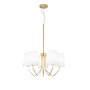 Dekorativní - FAN I-SALLY-5-ORO Závěsné svítidlo SALLY zlatá, 5xE14, 60 x 150 cm - FANEUROPE - foto 2