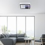 Hranatá - LD 14902-18 LED stropní svítidlo reproduktor Bluetooth černá Rainbow RGB 2700-5000K - JUST LIGHT - foto 2