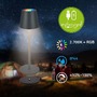 Stolní lampy dekorační - BRILO 7517015 Cilano RGBW stolní lampa na baterie IP44, stmívatelné, s nabíjecí základnou, antracit - BRILO - foto 2