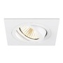 Hranatá - LA 1007349 NEW TRIA® 75 kroužek pro vestavbu do stropu, D: 9 Š: 9 H: 2,6 cm, IP 20, bílá - BIG WHITE (SLV) - foto 2