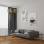 Dekorativní - M H009PL-08G Závěsné svítidlo Bowi E14 8x40W zlatá kov designové - MAYTONI - foto 2
