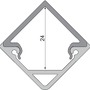 Krytky pro Al profily - IMPR 980550 Deko-Light profil koncovka - koncovka E-AV-05-12 sada 2 ks - foto 2