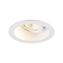 Kruhová - LA 1007453 NEW TRIA® 68 kroužek pro vestavbu do stropu, prohloubený, D: 8,2 H: 4,4 cm, IP 20, bílá - BIG WHITE (SLV) - foto 2