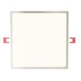 Hranatá - RED R12176 SLENDER SLIM SQ 22 zápustná matný nikl 230V LED 30W 3000K - RED - DESIGN RENDL - foto 2