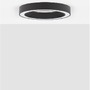 Kruhová - NV 9345633 Stropní svítidlo MORBIDO černý hliník a akryl LED 50W 230V 2700K - 4000K IP20 vč. dálkového ovládání stmívatelné Tuya - NOVA LUCE - foto 2