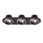 Hranatá - RED R13249 SHARM R III zápustná černá/černá měď 230V LED 3x10W 24° 3000K - RED - DESIGN RENDL - foto 2