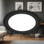Kruhová - BRI 7995015 Jeft vestavný spot 220mm - 230V, 18W, 1980lm, LED, neutrální bílá, černá - BRILONER - foto 2