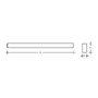 Podélná - LU I3.L1.900.92M DALI2 Stropní a nástěnné svítidlo IZAR III 30,7W LED 3000K akrylátové sklo bílá I3.L1.900.92L DALI - LUCIS - foto 2