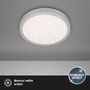 Kruhová - BRILO 3048-014 LED stropní svítidlo pr. 28 cm 18W 2000lm stříbrná - BRILO - foto 2